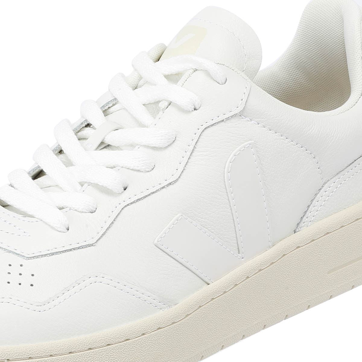 Veja V-90 Baskets Extra Blanches En Cuir Pour Hommes