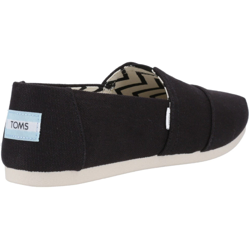 TOMS Alpargata Espadrilles Noires Pour Femmes En 100% Coton