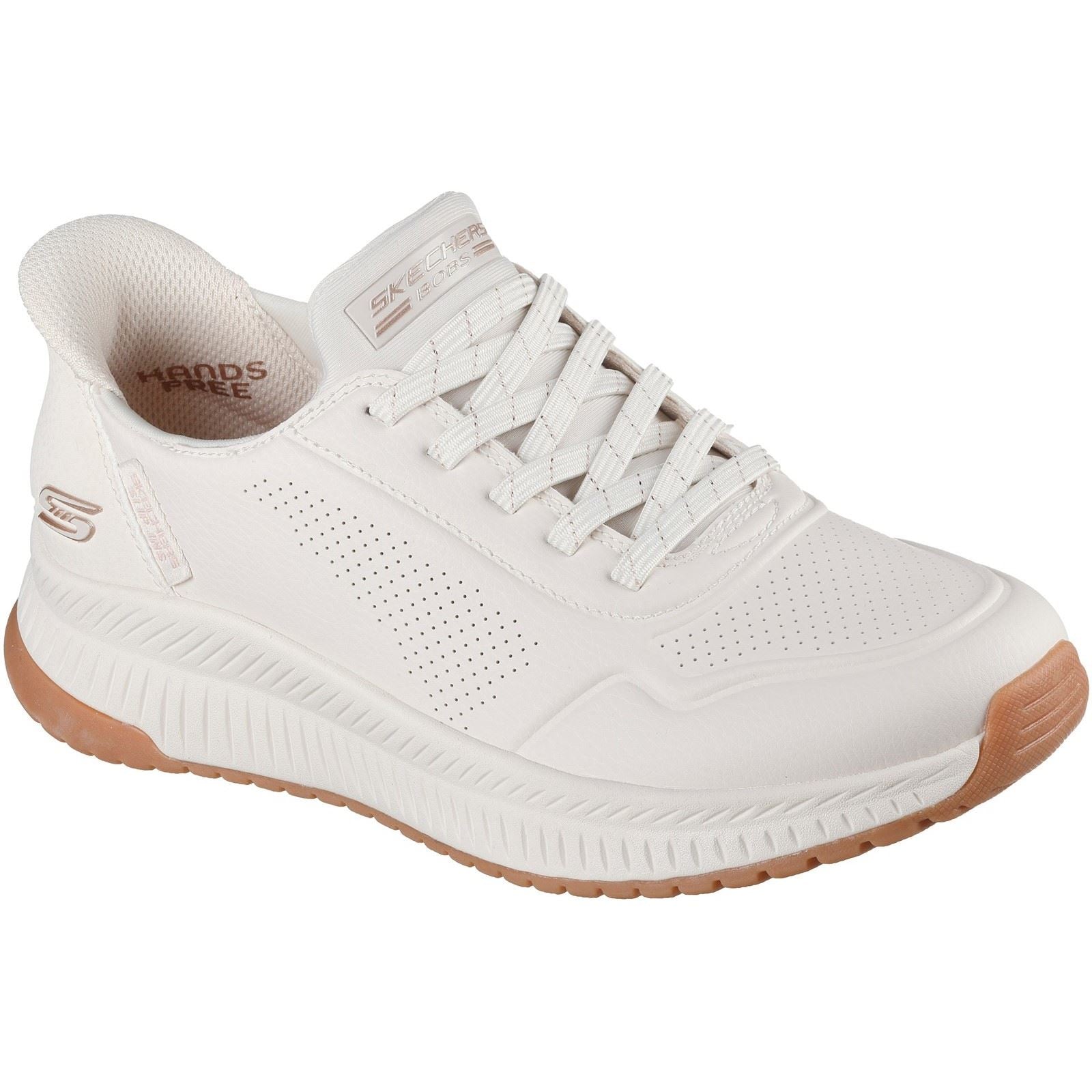 Skechers BOBS Squad 4 Key Look Baskets Blanches Pour Femmes
