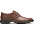 Hush Puppies Banker Chaussures En Cuir Marron À Lacets Pour Homme