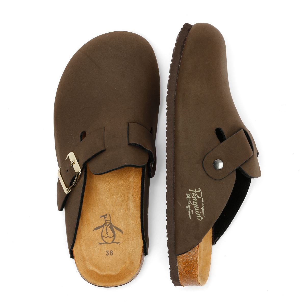 Penguin Poppy Mules Marron Pour Femmes