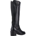 Hush Puppies Heidi Bottes En Cuir Noir Pour Femme