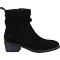 Hush Puppies Iris Bottes En Daim Noir Pour Femmes