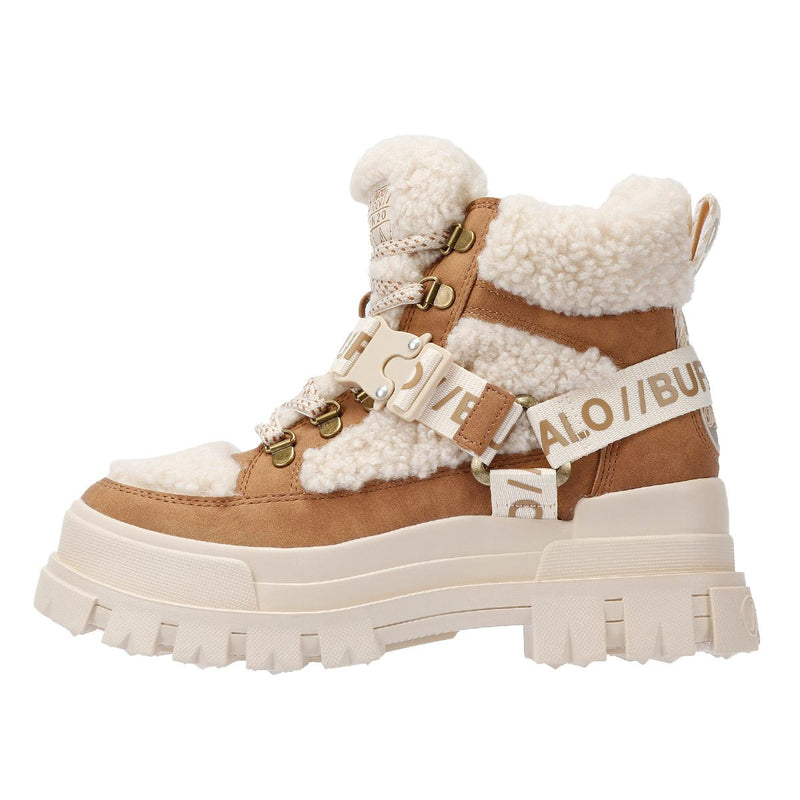 Buffalo Aspha Com Mid Warm Bottes Beige Pour Femmes