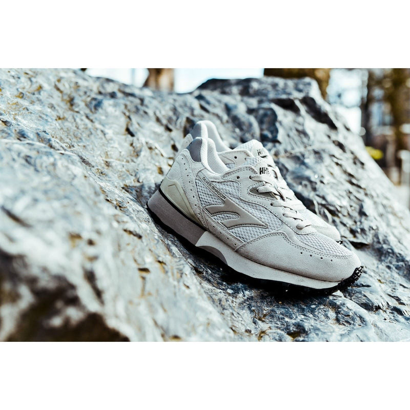 Hi-Tec Silver Shadow OG Baskets Pour Hommes En Suède Pu Argent/gris/vert