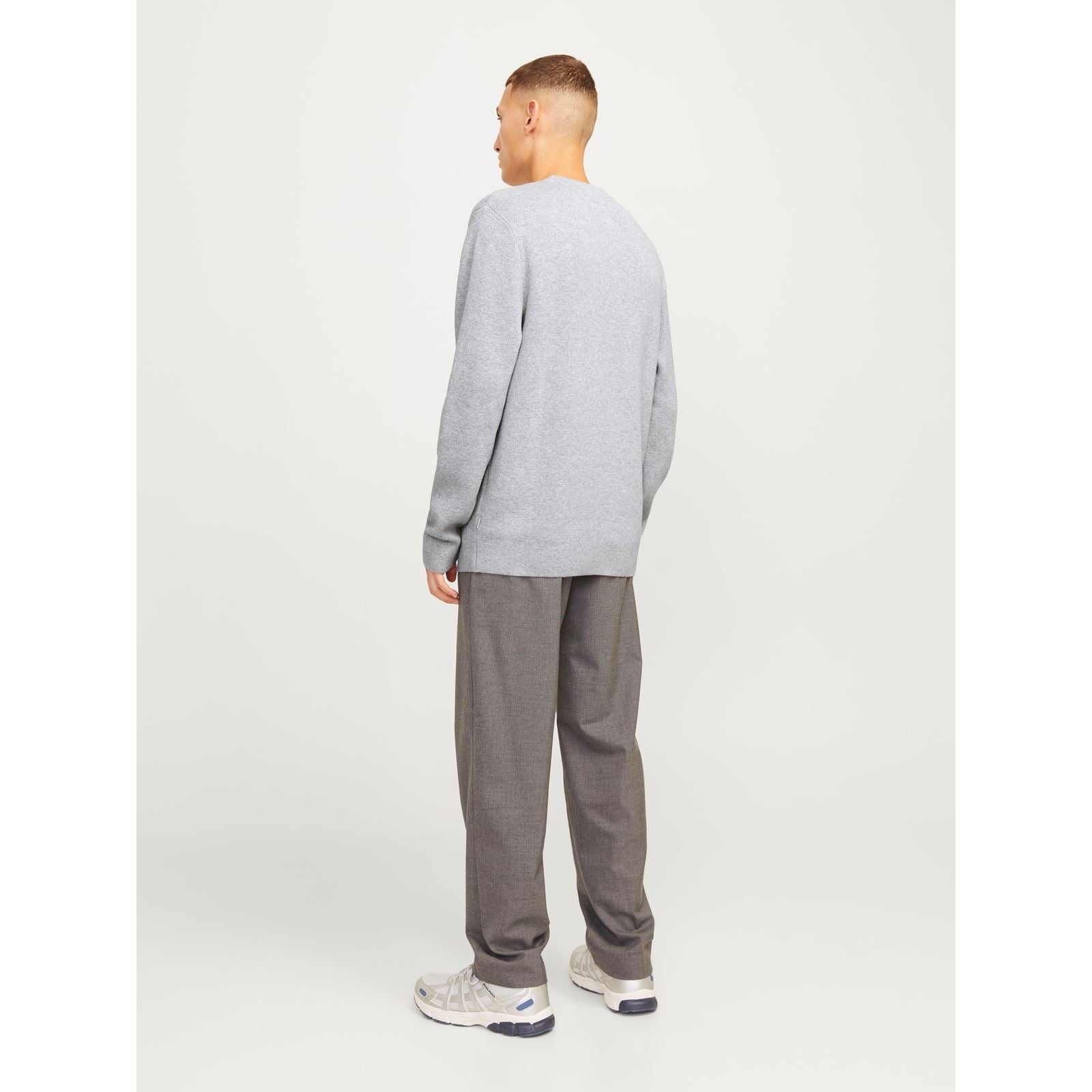 Jack & Jones Milano Stitch Sweatshirt En Coton Pour Homme Gris