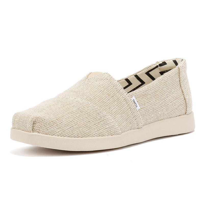 TOMS Alpargata Plus Heritage Espadrilles Pour Femmes En Toile Beige