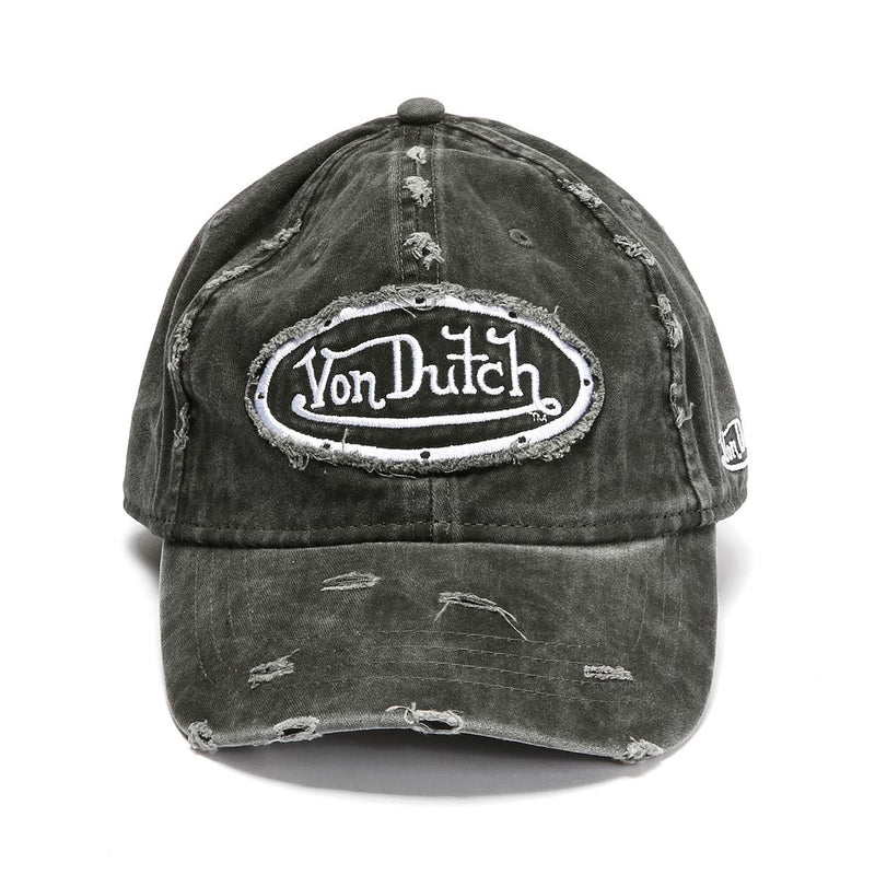 Von Dutch Busted Dad Casquettes Noires En Coton