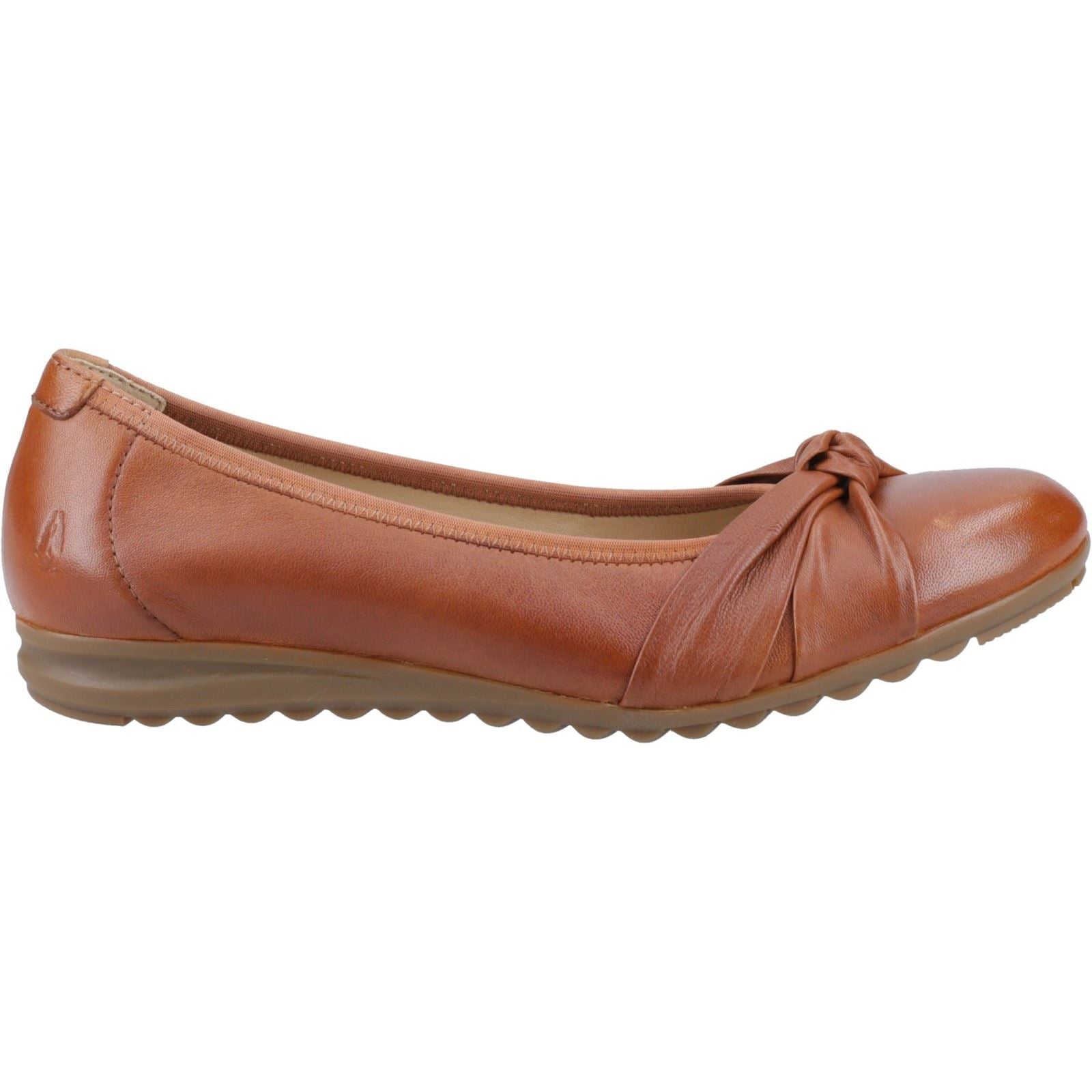 Hush Puppies Lilith Ballerines En Cuir Pour Femmes Couleur Beige