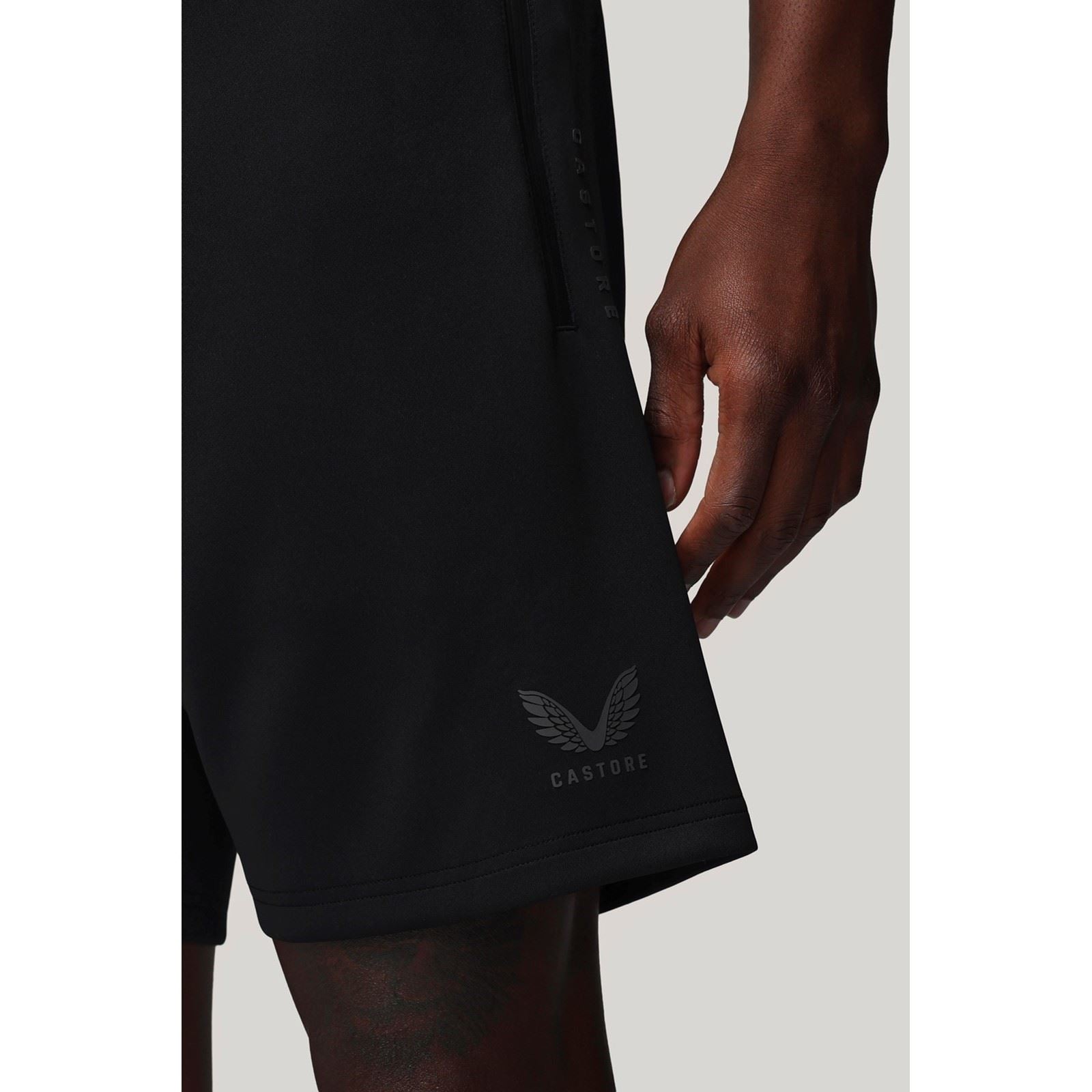 Castore Flex Shorts De Sport Noirs Pour Hommes