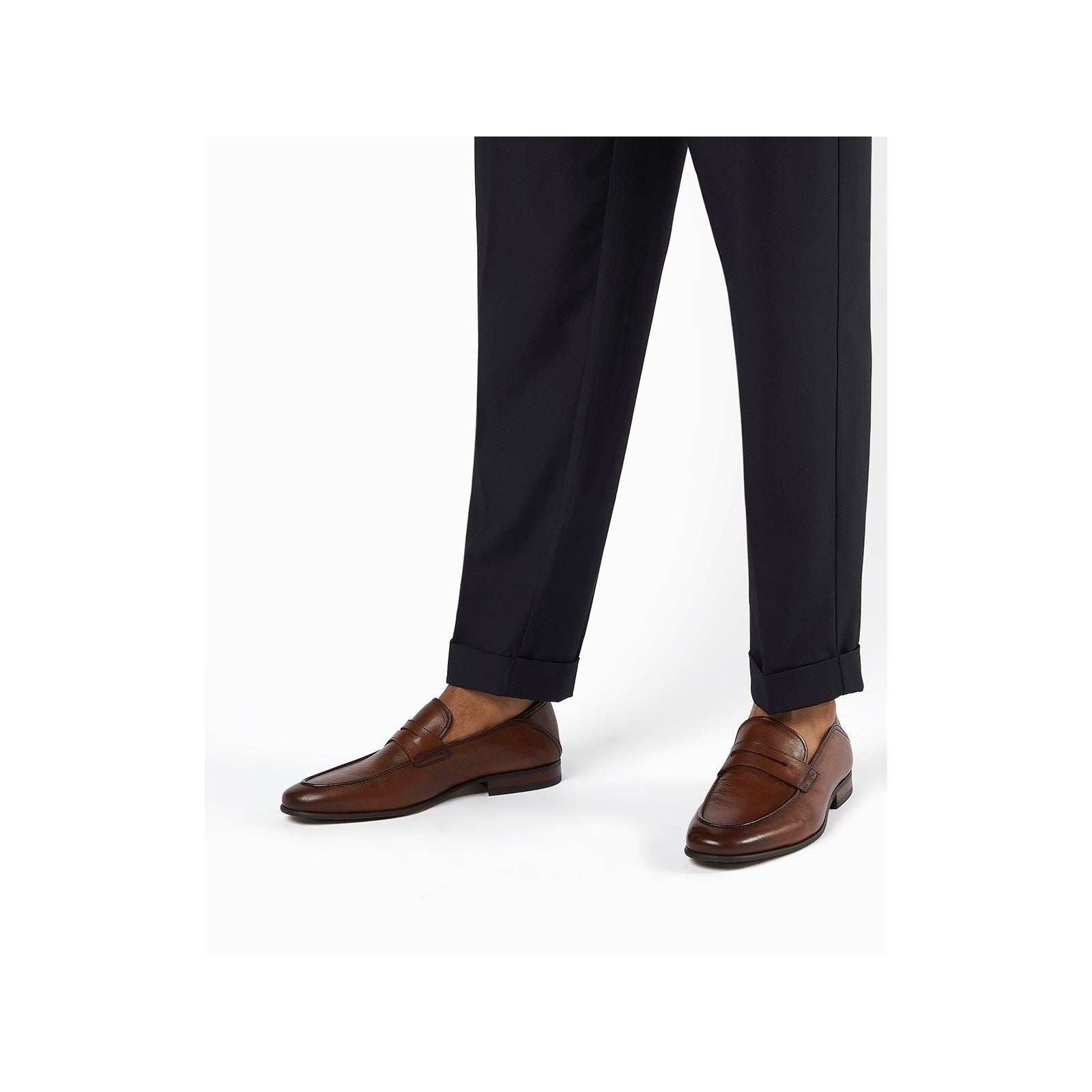 Dune Sync Mocassins En Cuir Pour Hommes Couleur Beige
