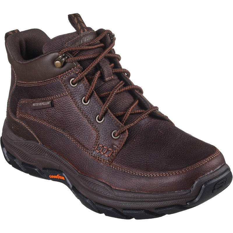 Skechers Respected Boswell Chaussures De Randonnée Synthétiques Pour Hommes, Rouge/marron