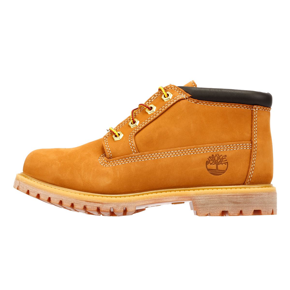 Timberland Nellie Mid Chukka Bottes En Cuir Jaune Pour Femme