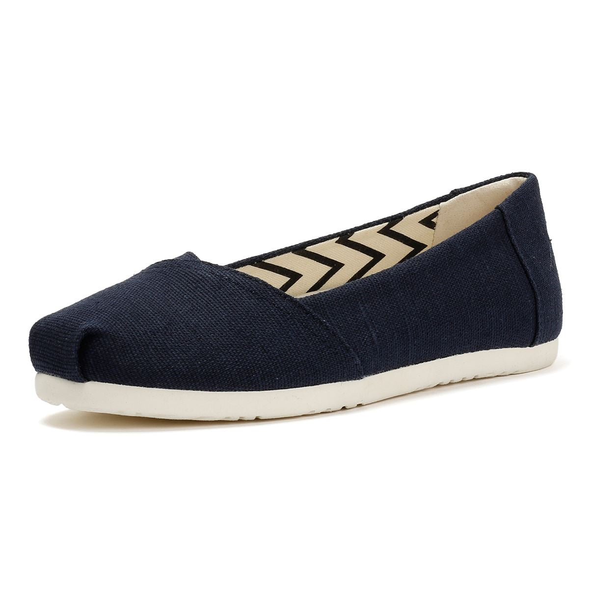 TOMS Alpargata Ballet Espadrilles Bleu marine En Toile Pour Femmes