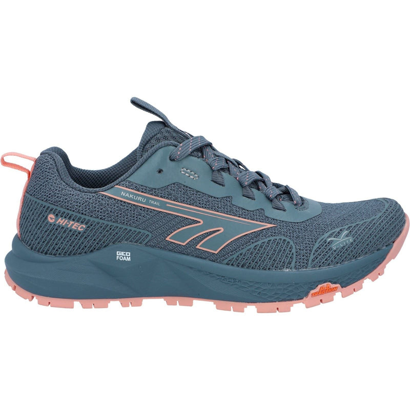 Hi-Tec Geo Nakuru Chaussures De Randonnée En Polyester Pour Femme Flintstone/coral