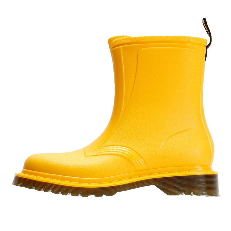 Dr. Martens 1460 Rain Pull On Bottes En Caoutchouc Jaunes Pour Femmes