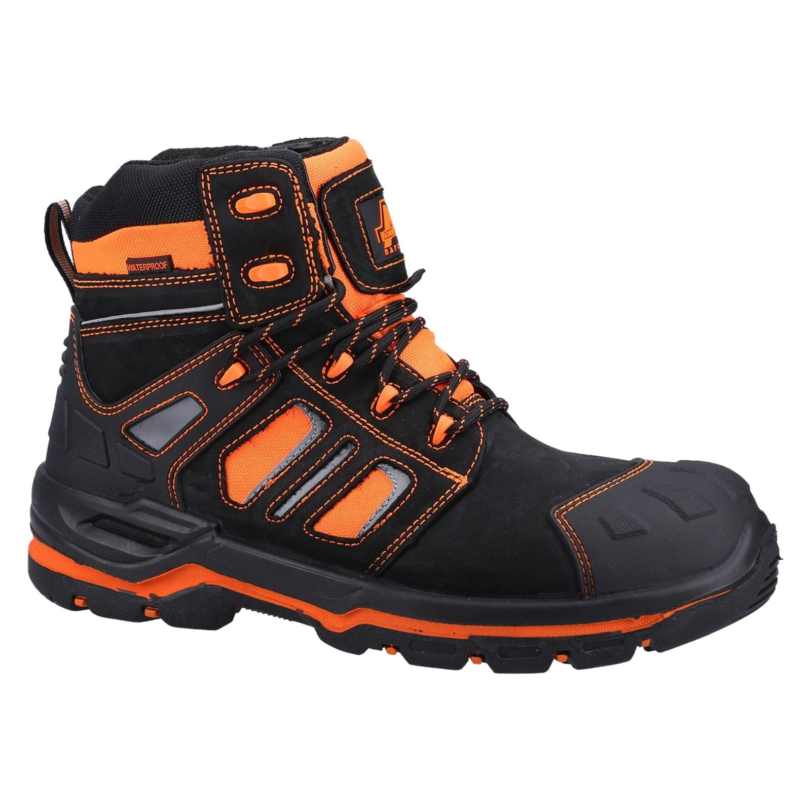 Amblers Safety Bottes De Sécurité En Cuir Orange Radiant