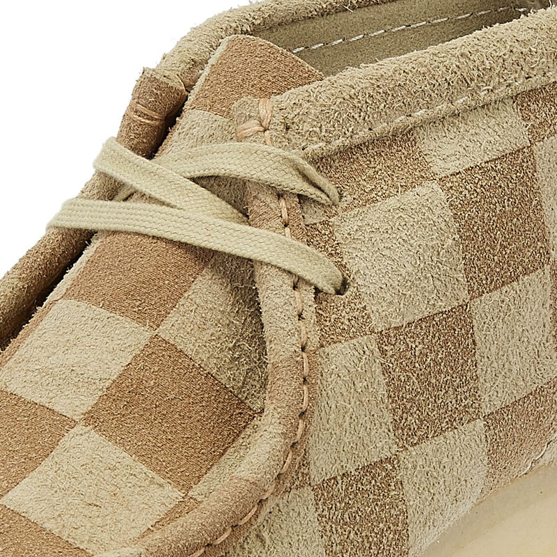 Clarks Originals Wallabee Check Bottes beiges pour femmes
