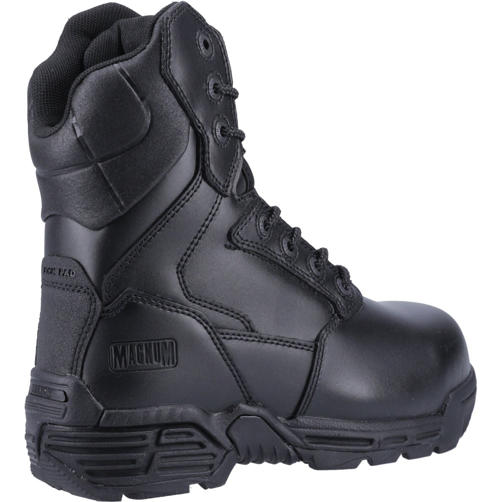 Magnum Bottes De Sécurité En Cuir Noir Stealth Force 8.0