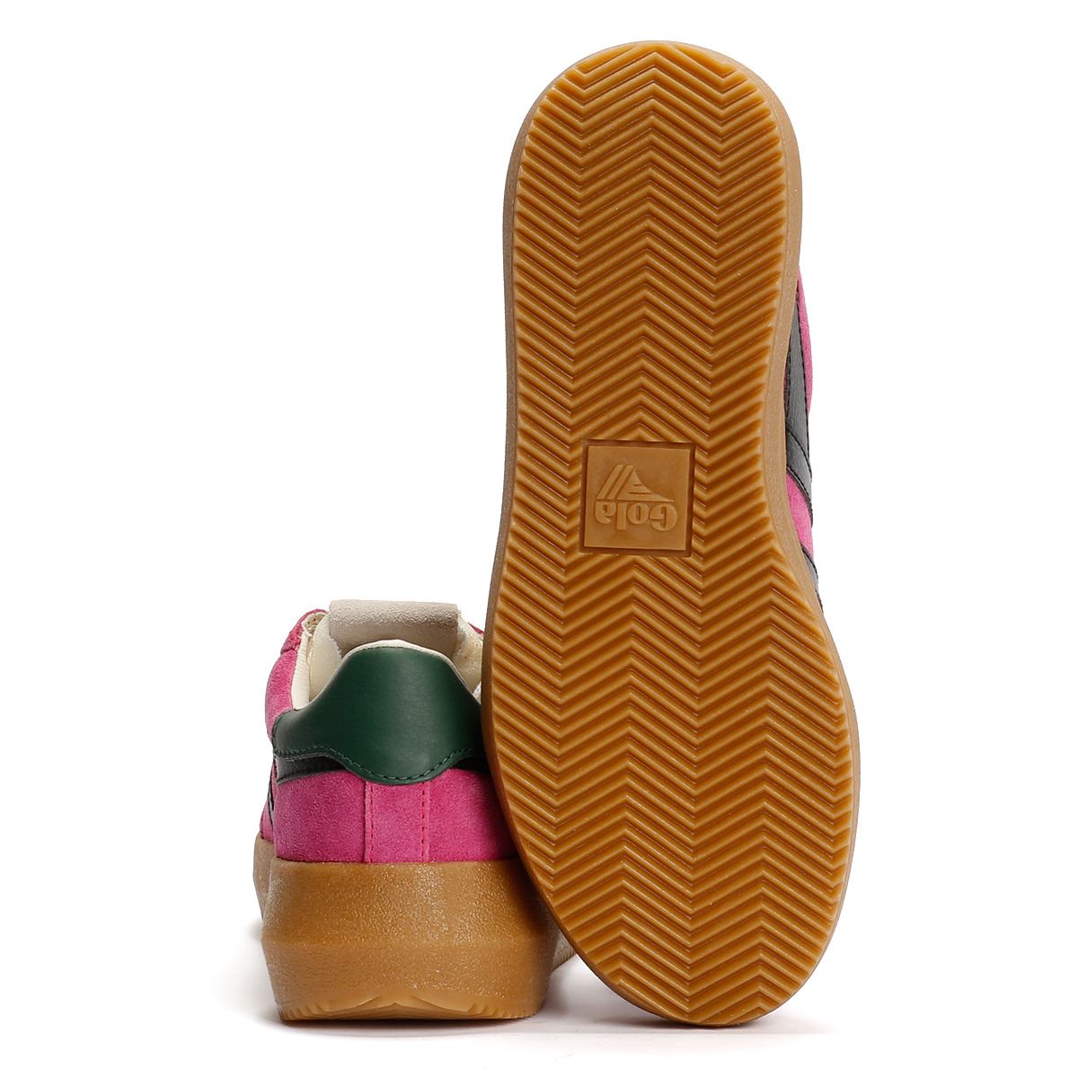Gola Athena Baskets Roses Pour Femmes Suede