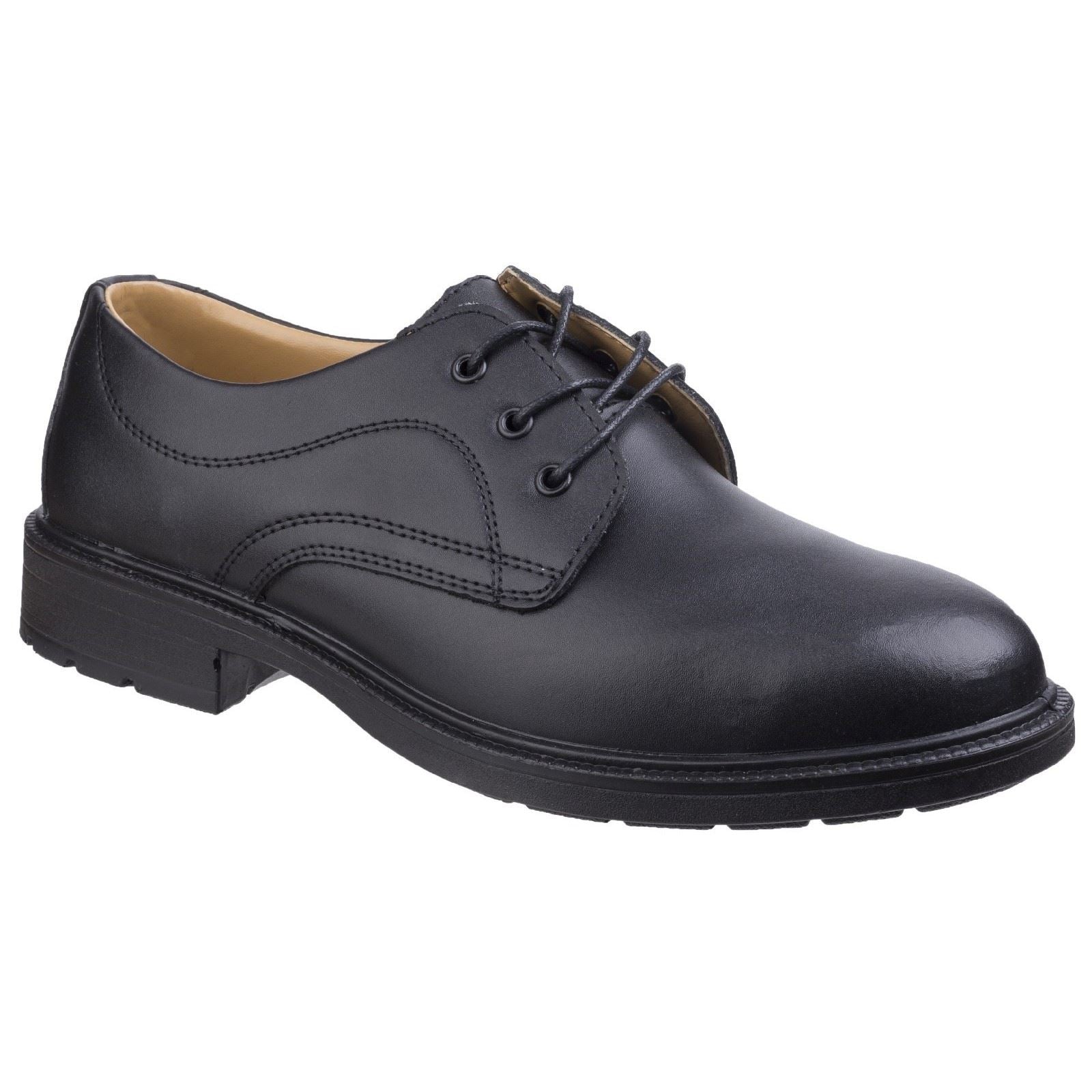 Amblers Safety Chaussures De Sécurité Noires En Cuir Fs45