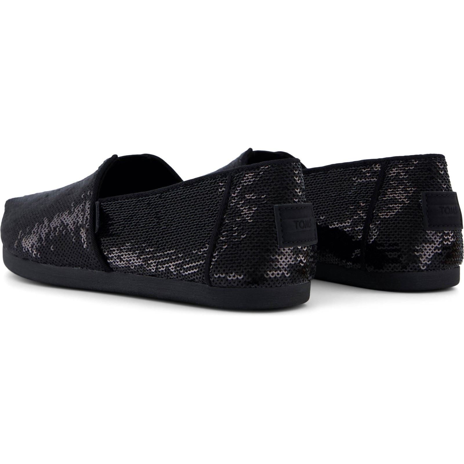 TOMS Alpargata Sequins Espadrilles Noires En Textile Pour Femmes