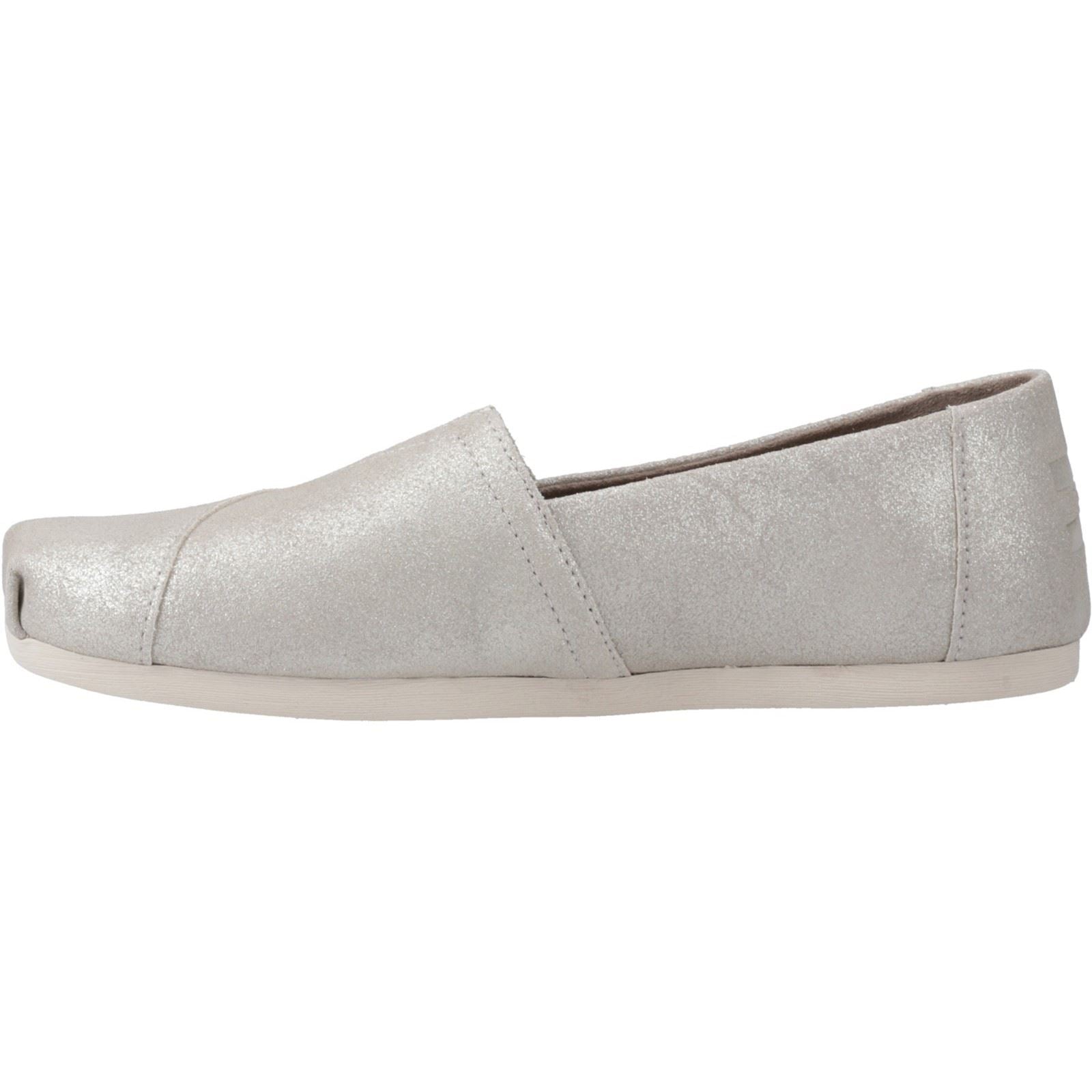 TOMS Alpargata with Cloudbound Espadrilles En Cuir Pour Femmes Argentées