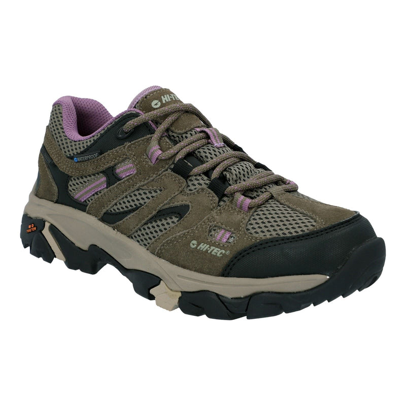 Hi-Tec Apex Lite Low Bottes De Randonnée Pour Femme En Polyester De Couleur Taupe