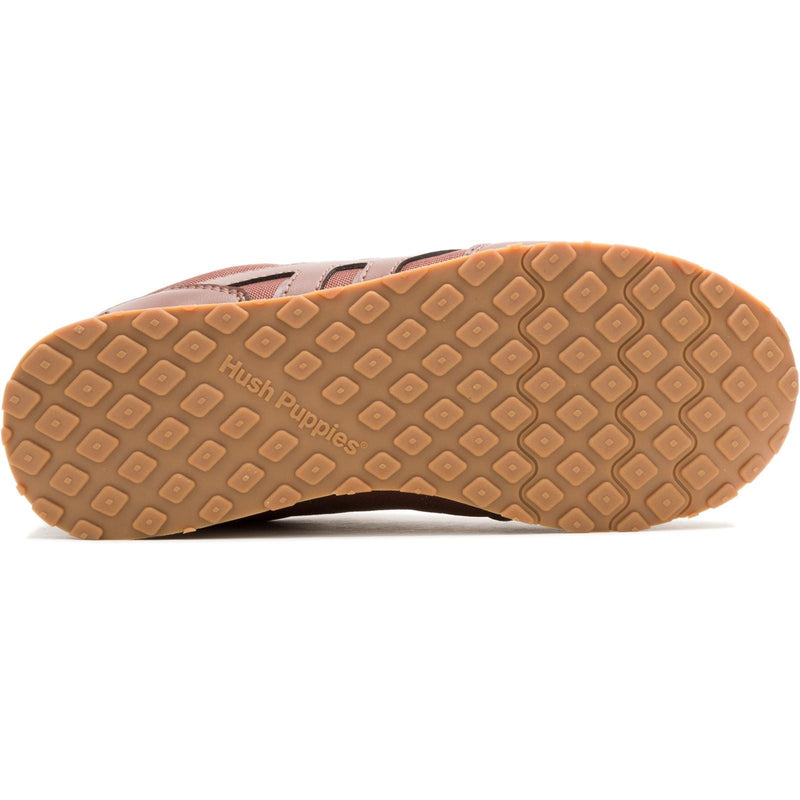 Hush Puppies Seventy8 Chaussures De Sport Cognac Pour Homme En Cuir