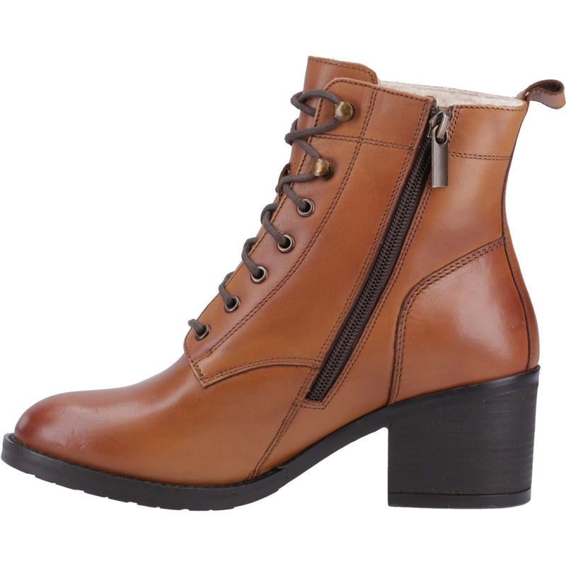 Hush Puppies Harriet Bottes En Cuir Pour Femmes Couleur Tan