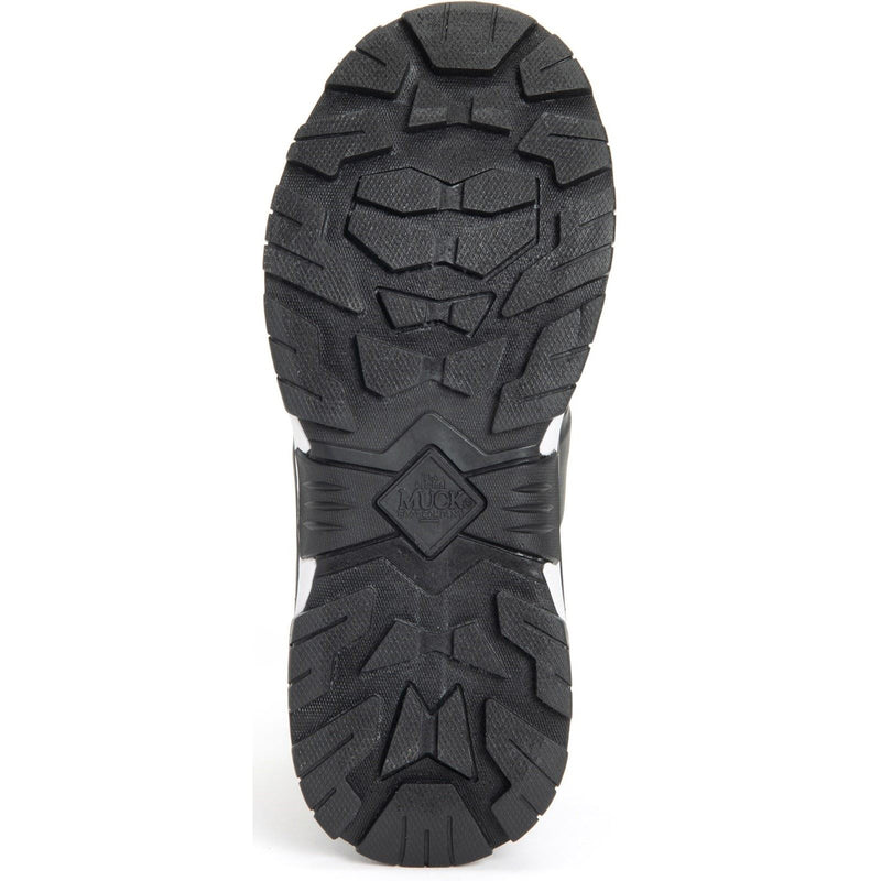 Muck Boots Apex Mid Zip Bottes En Caoutchouc Noires/Blanches Type Wellington