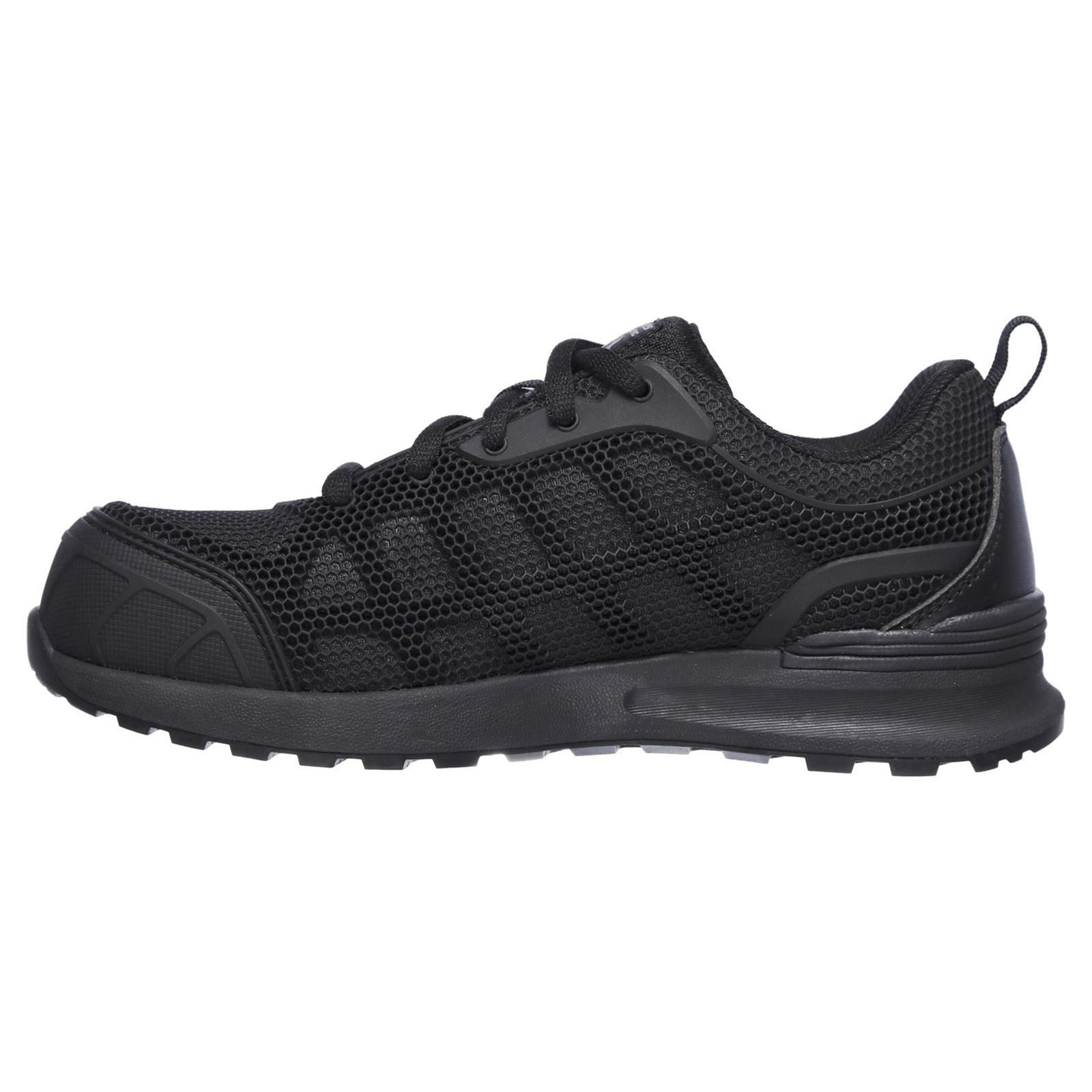 Skechers Workwear Bulklin Ayak Baskets De Sécurité En Nylon Pour Femmes Noires/Noires