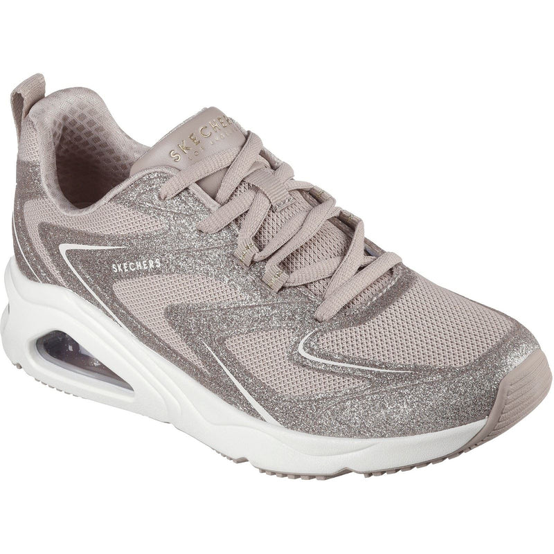 Skechers Tres-Air Uno Glit Airy Baskets Pour Femmes En Taupe