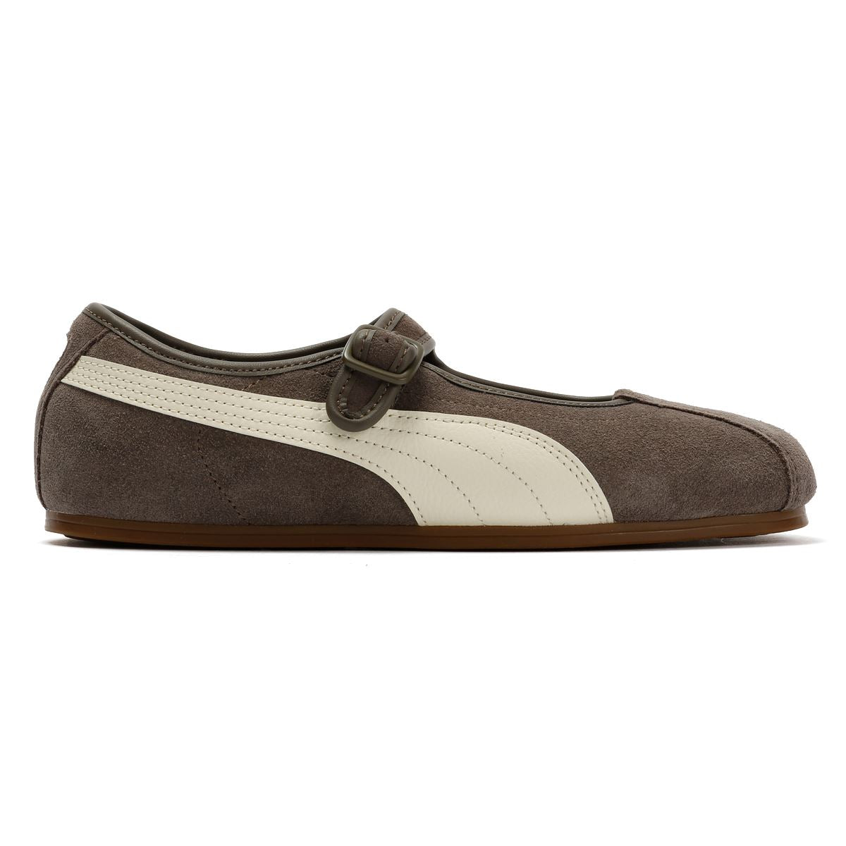 Puma Tacklette Baskets Brunes Pour Femmes Suede