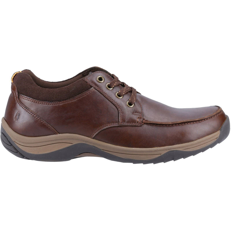 Hush Puppies Derek Chaussures Pour Hommes En Cuir À Lacets Couleur Café