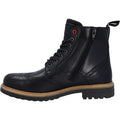 Hunter Cawdor Chaussures Richelieu Pour Hommes En Cuir Noir