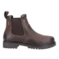 Cotswold Pamington Bottes Chelsea Plates Pour Femmes En Cuir Marron
