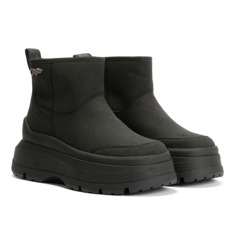 Buffalo Olympia Pull On LO Warm Bottes Noires Pour Femmes