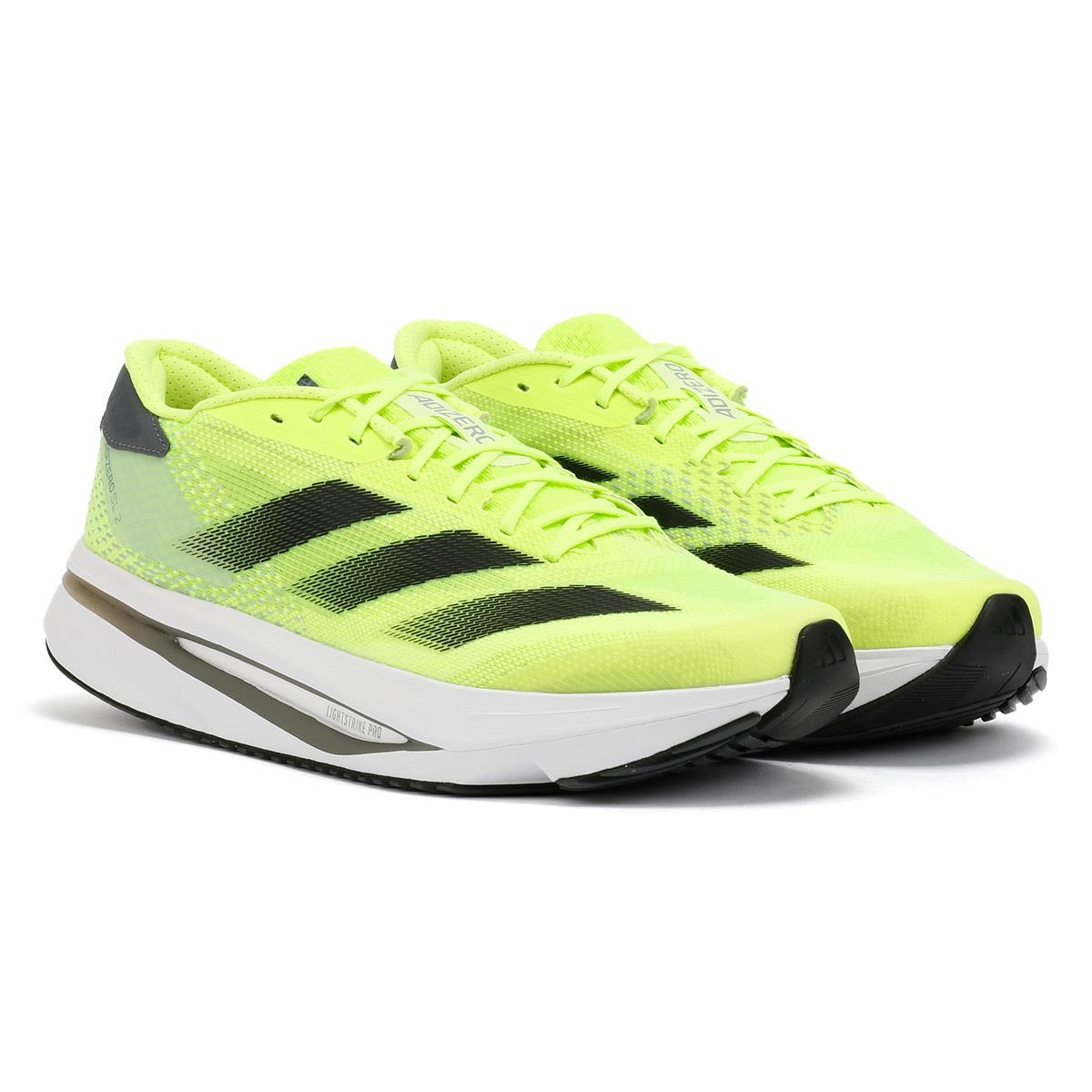 Adidas Adizero SL2 Baskets Pour Hommes En Maille Vert.
