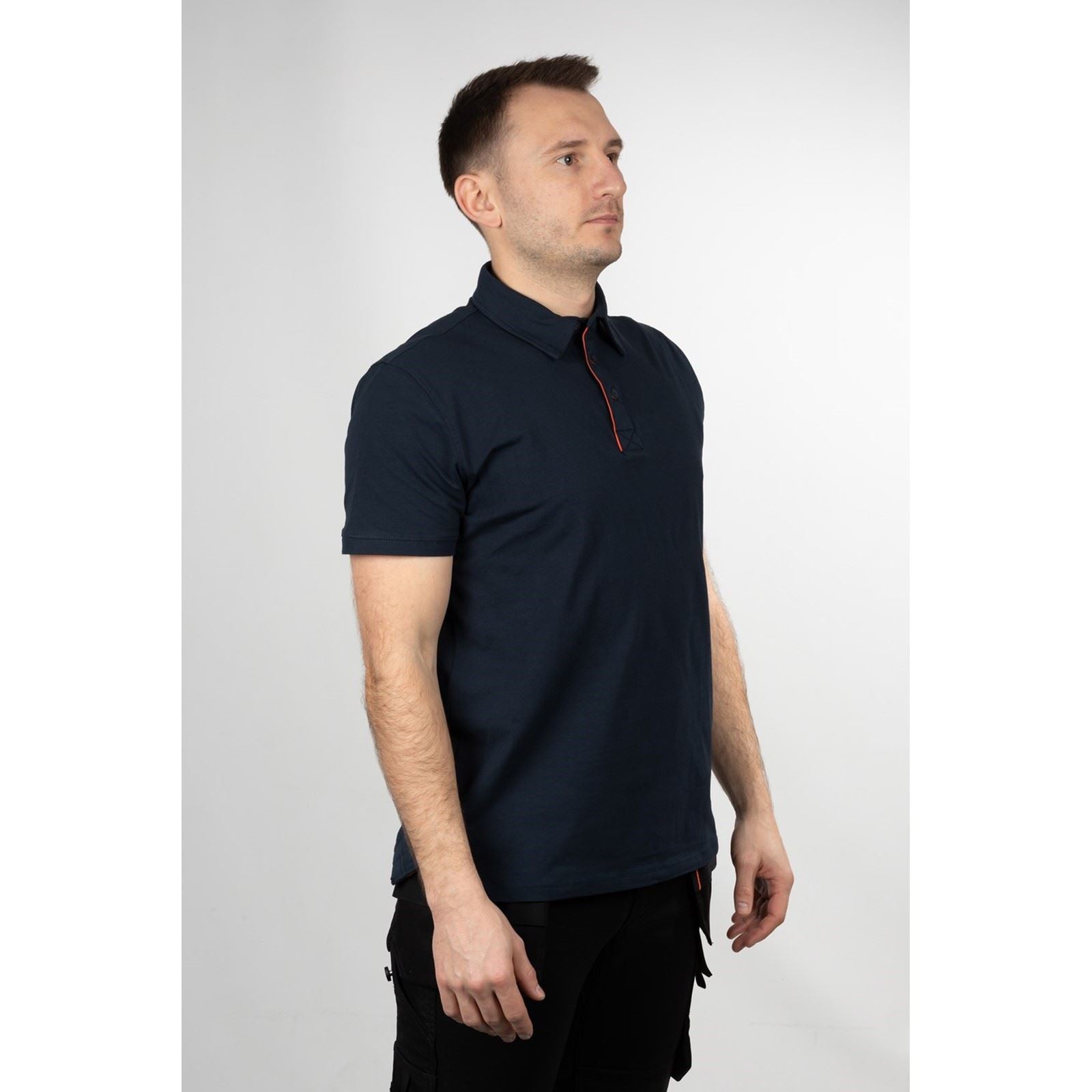 Helly Hansen Workwear Kensington T-Shirt Polo Bleu En Coton Pour Homme