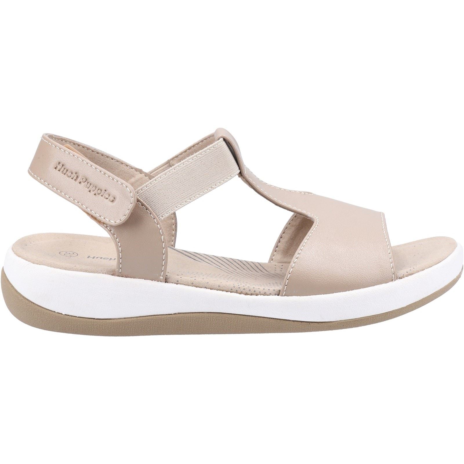 Hush Puppies Sylvie Sandales Pour Femmes En Cuir Taupe