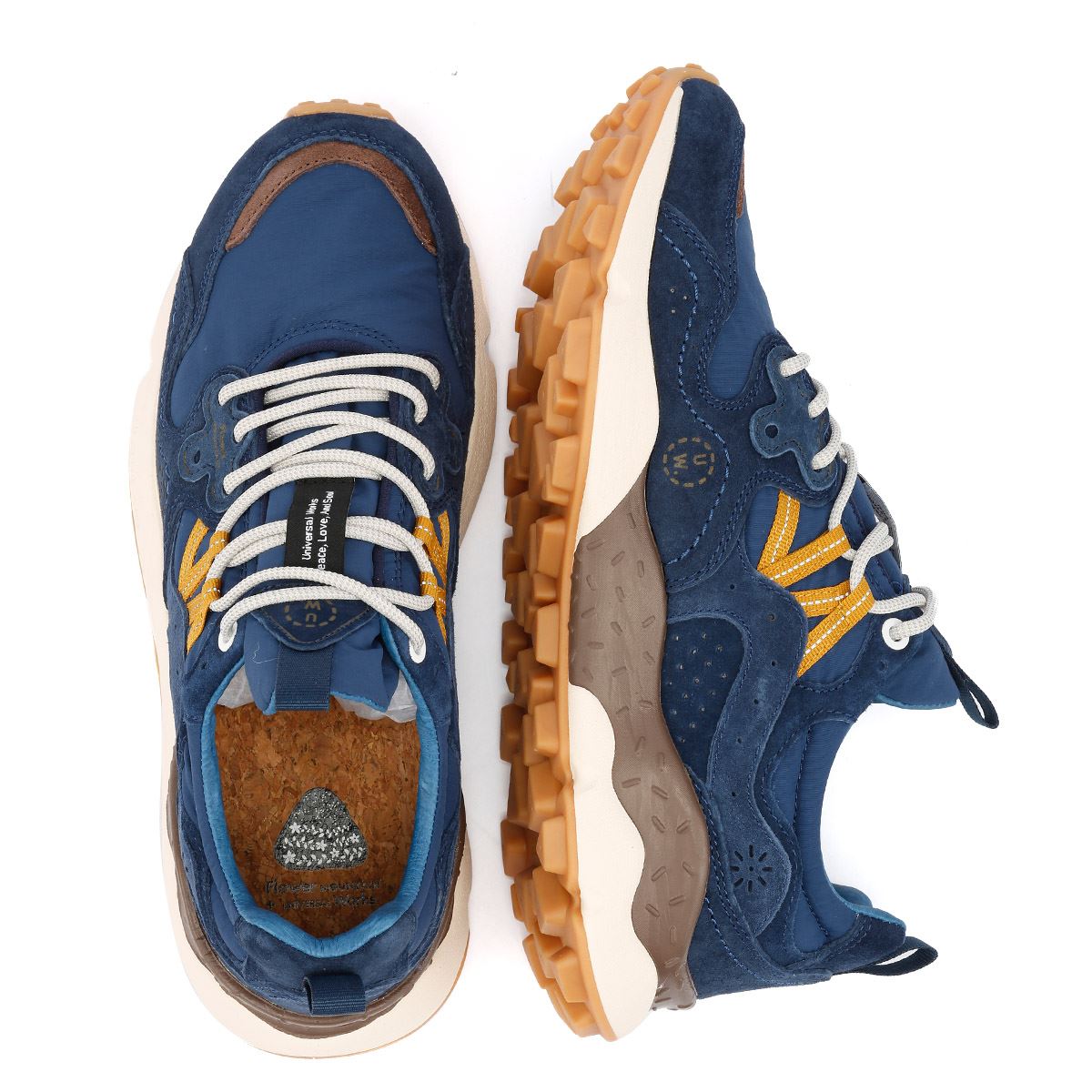 Flower Mountain Yamano 3 Universal Works Sneakers Bleues