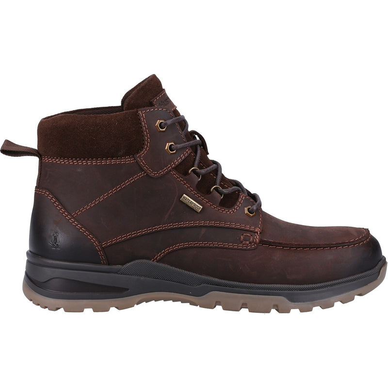 Hush Puppies Palmer Bottes En Cuir Marron Pour Hommes