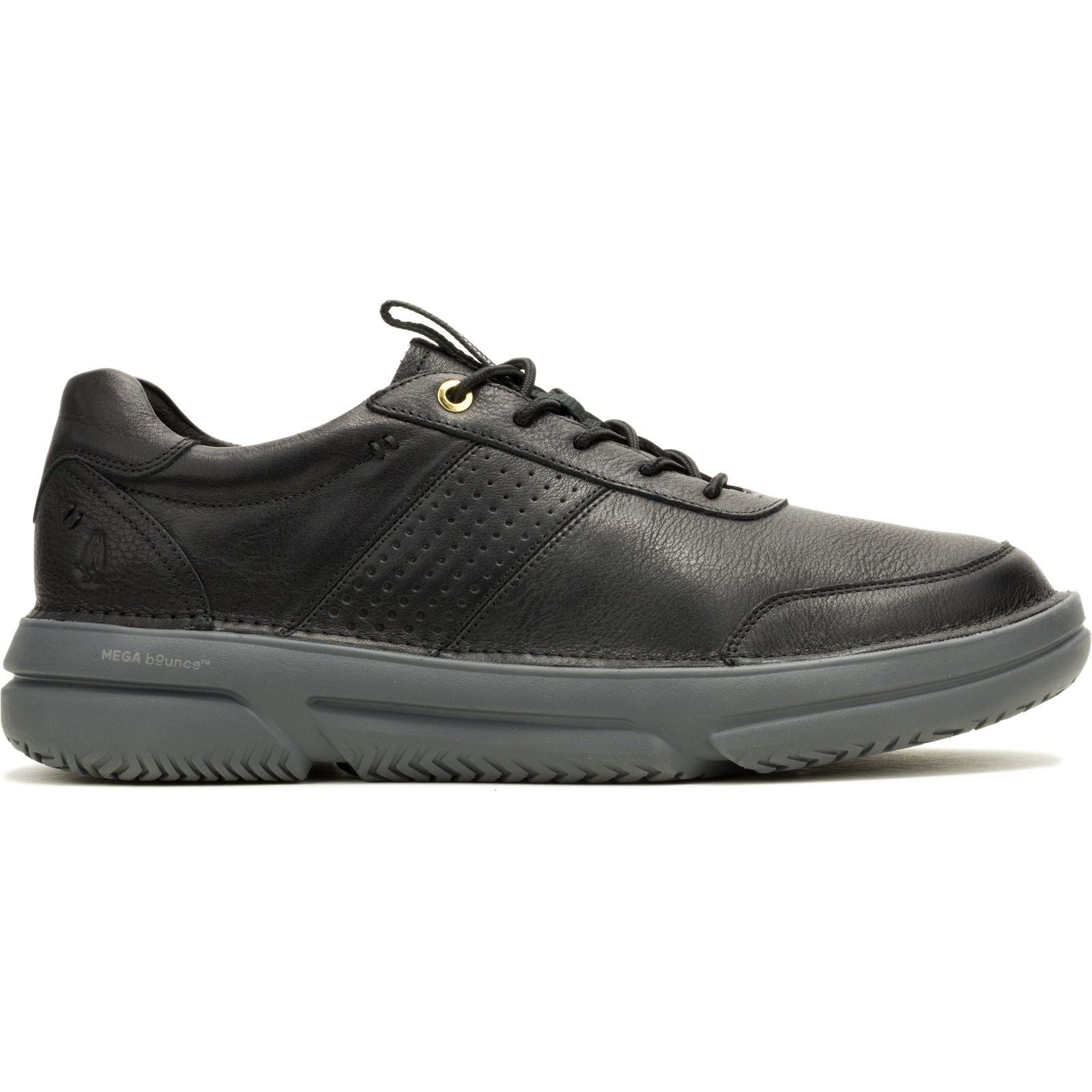 Hush Puppies Baylor Baskets En Cuir Noir Pour Hommes