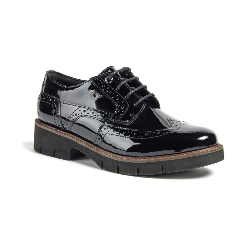Pod Kacey Chaussures Brogues Noires Pour Femmes En Cuir