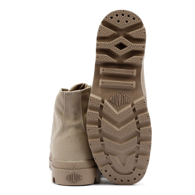 Palladium Pampa Hi Mono Chrome Chaussures En Toile Kaki