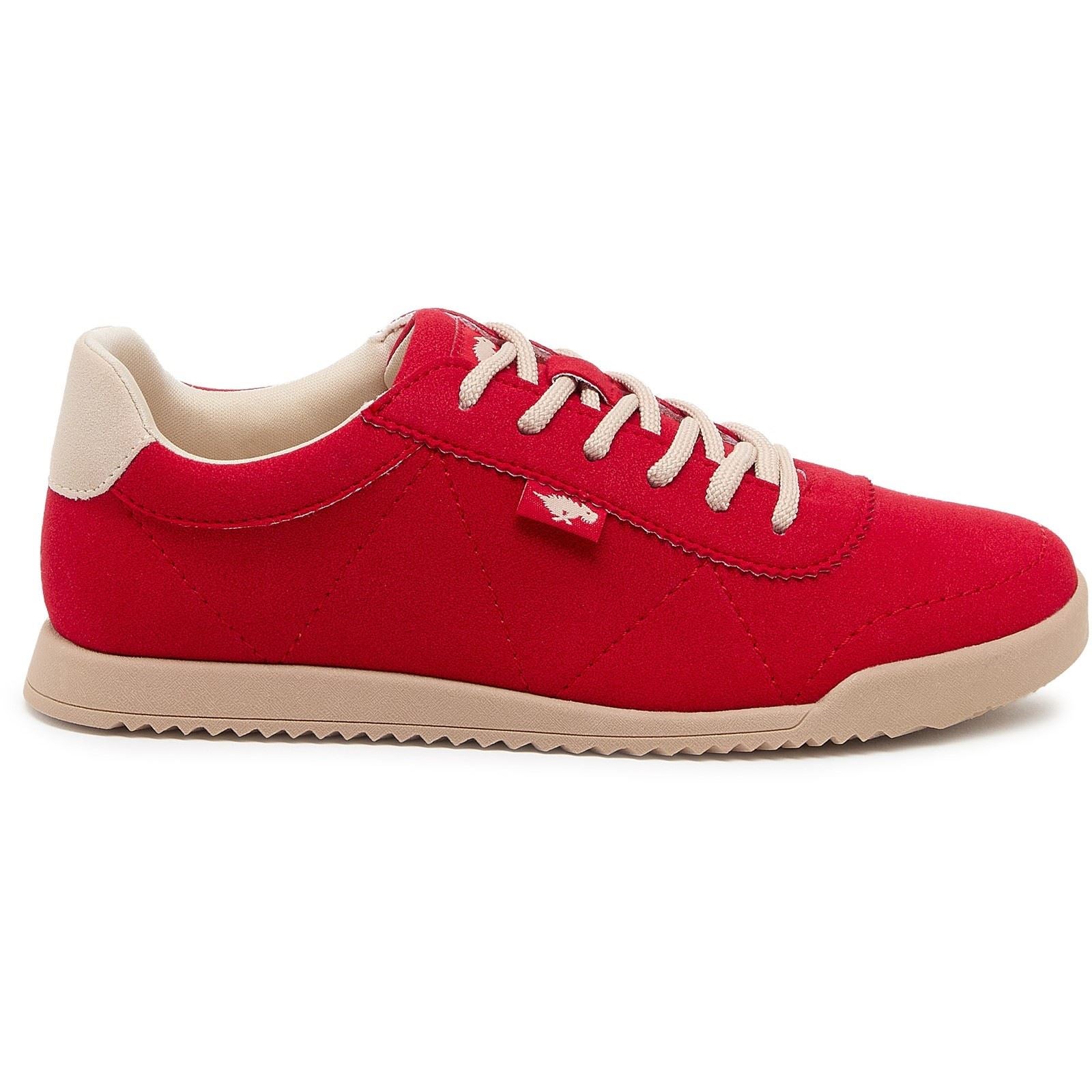 Rocket Dog Bertie Pella Baskets Rouges En Textile Pour Femmes