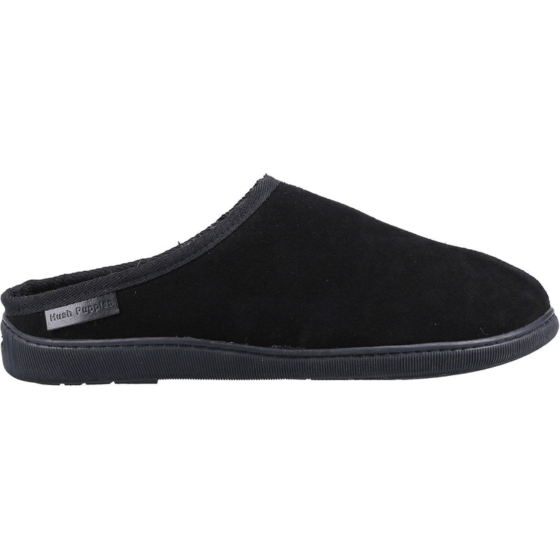Hush Puppies Ashton Chaussons Noirs Pour Homme En Daim