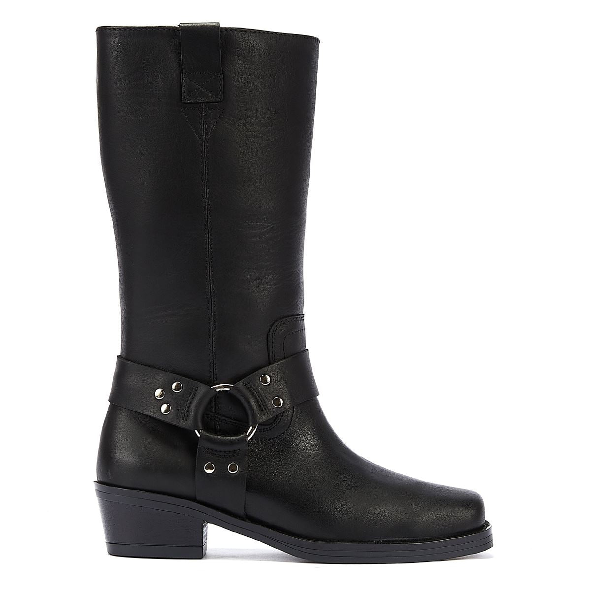 Bronx Bottes Noires Hautes Pour Femme
