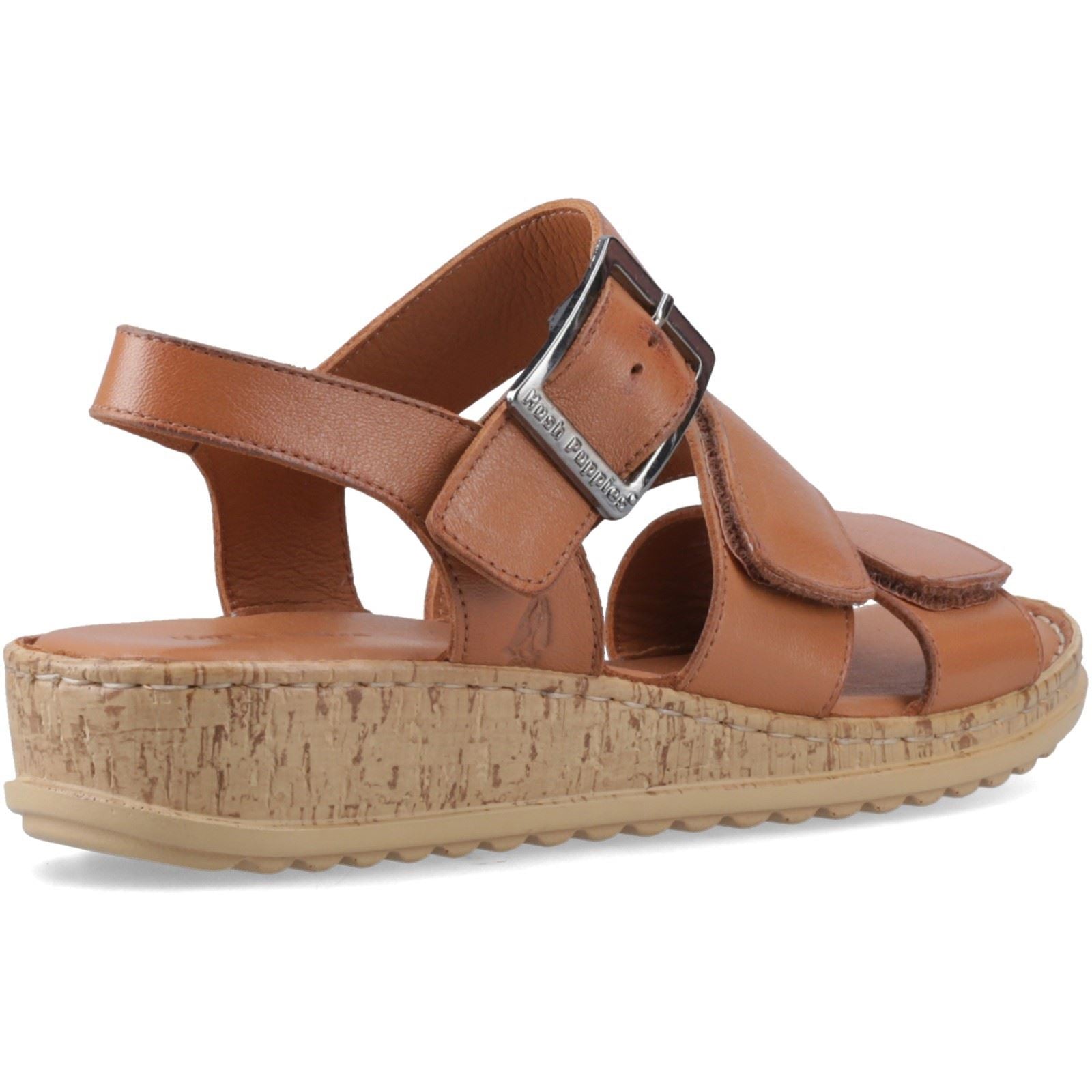 Hush Puppies Eliana Sandal Sandales En Cuir Pour Femmes Couleur Caramel